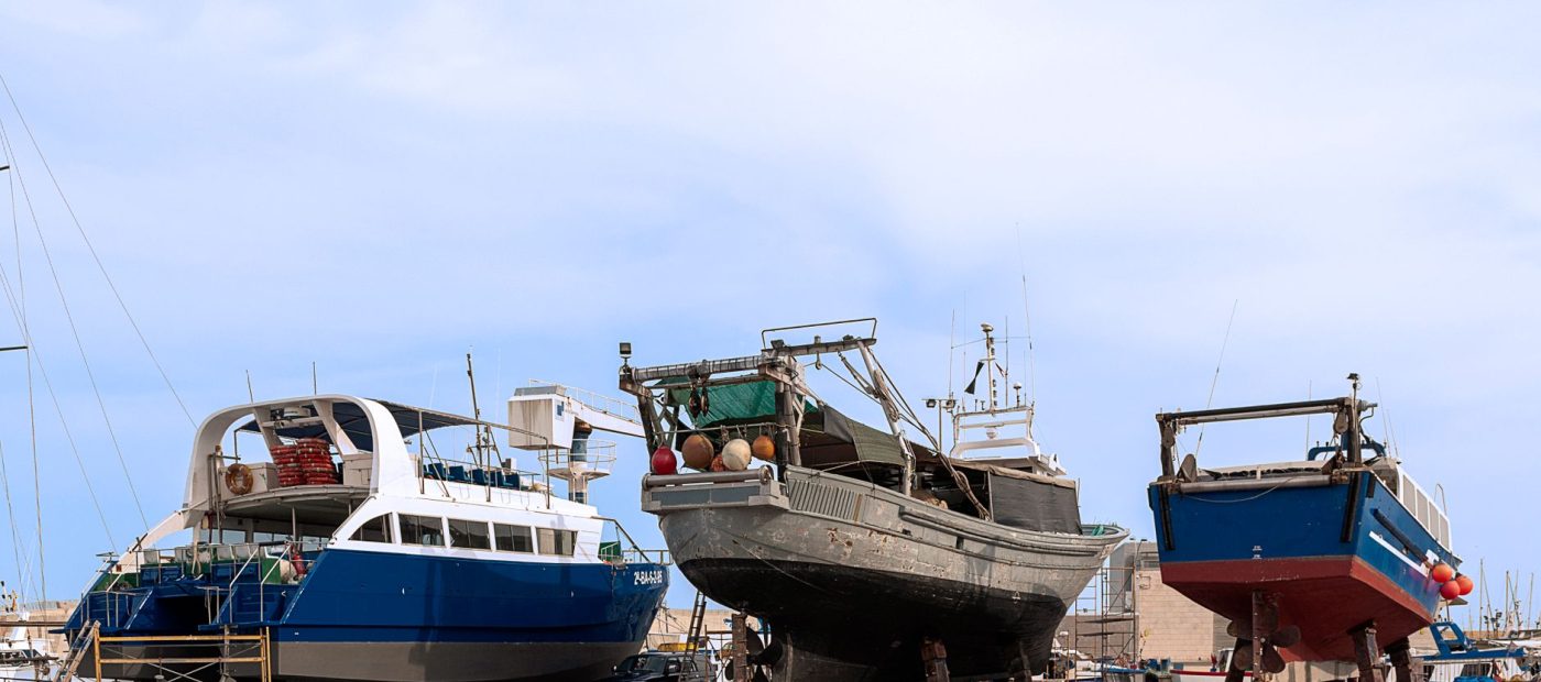 Chantier naval de réparation, lieu du repérage amiante en milieu maritime